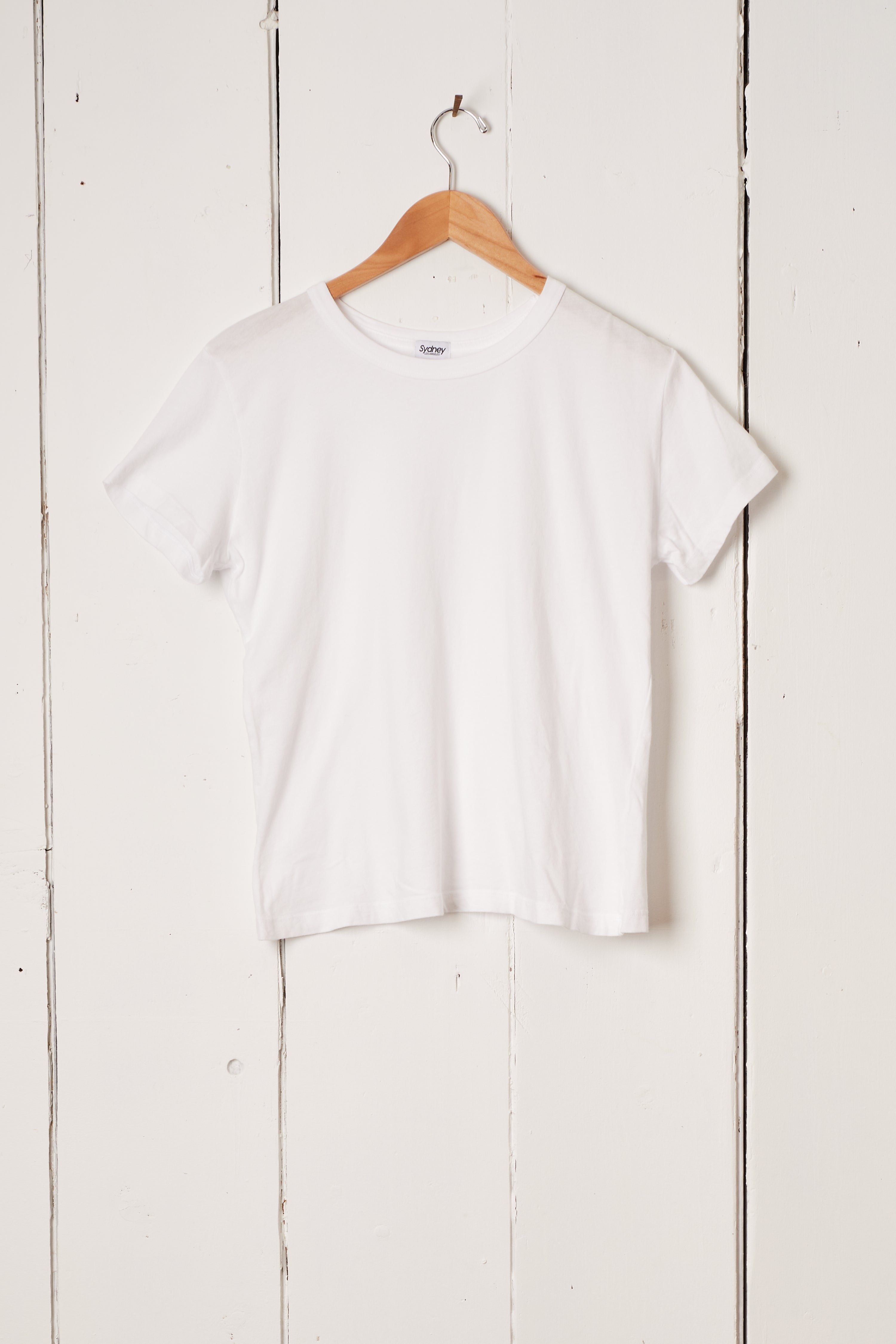 CLASSIC WHITE COTTON WOMENS TEE