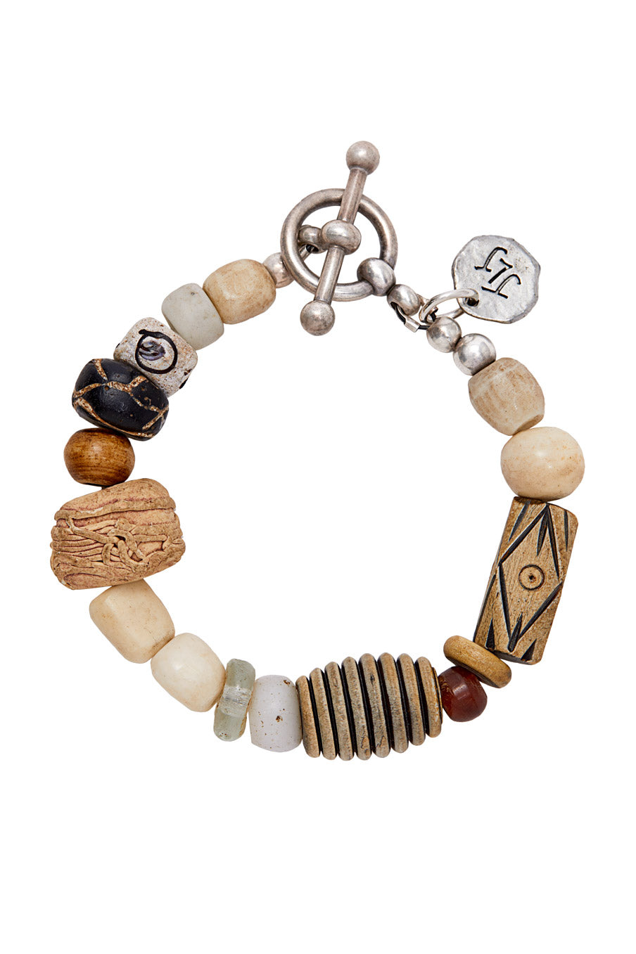 CAMPFIRE WHITE TEXTILE BRACELET