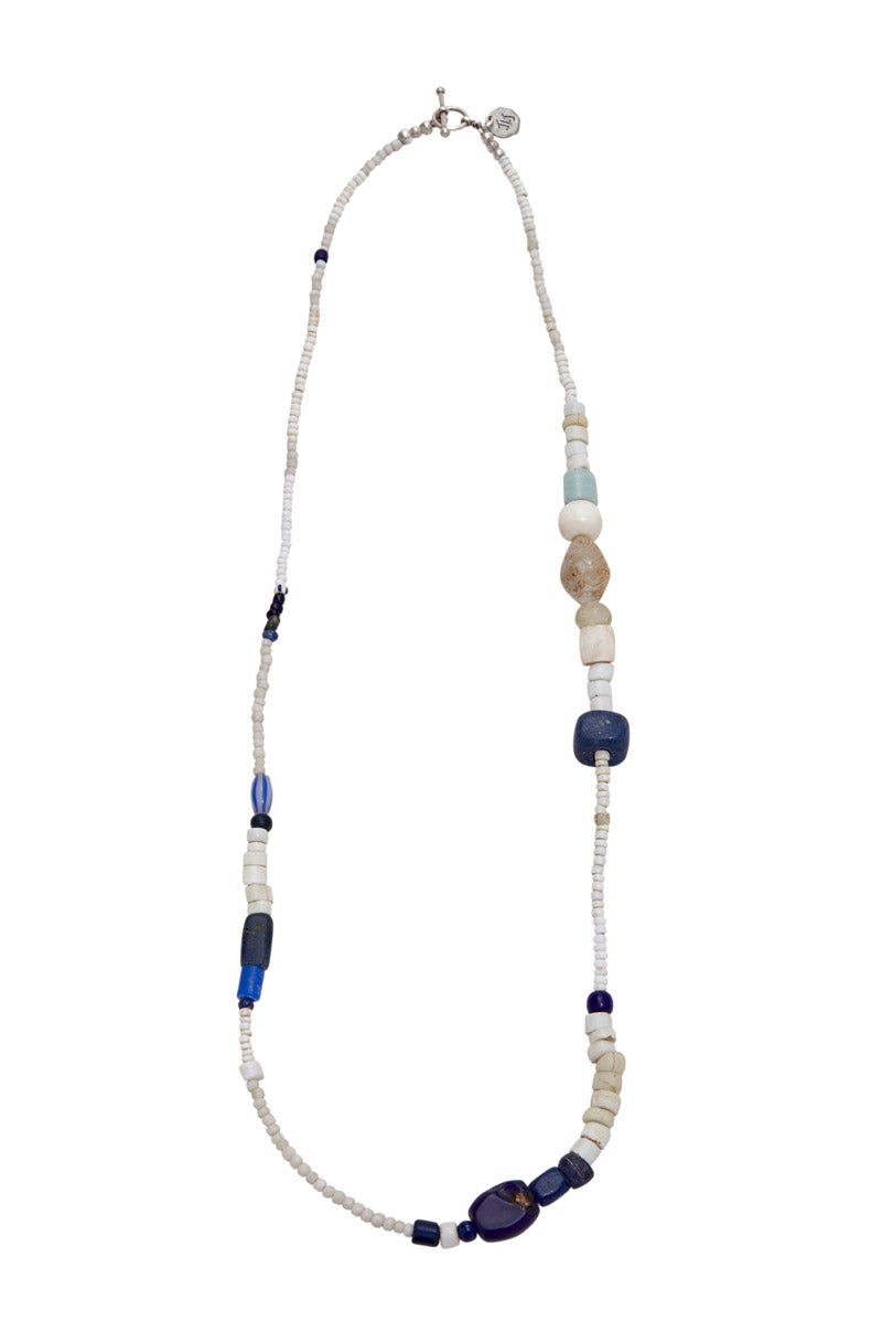 CAMPFIRE WHITE AND BLUE SAIL NECKLACE