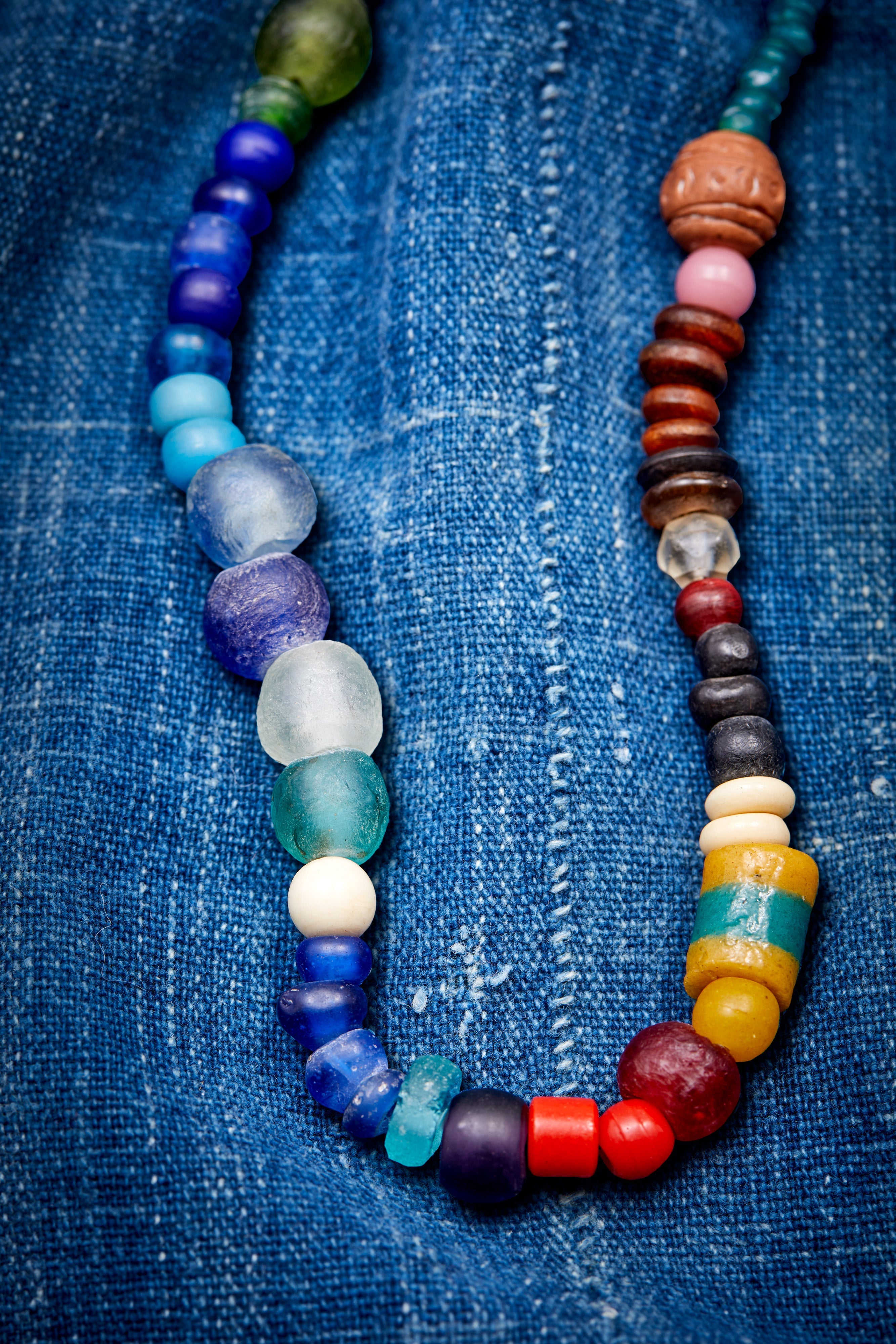 SPORTY SOUTHWESTERN BLUE NECKLACE