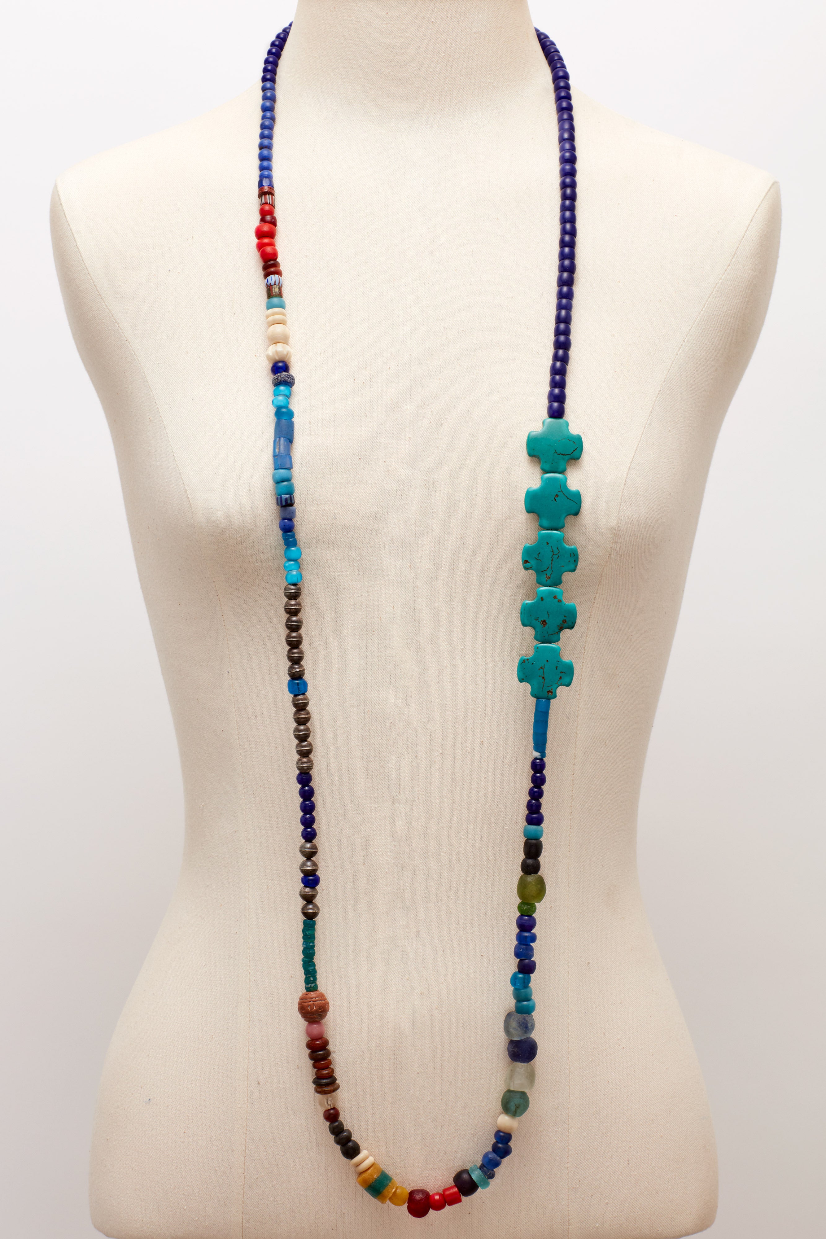 SPORTY SOUTHWESTERN BLUE NECKLACE
