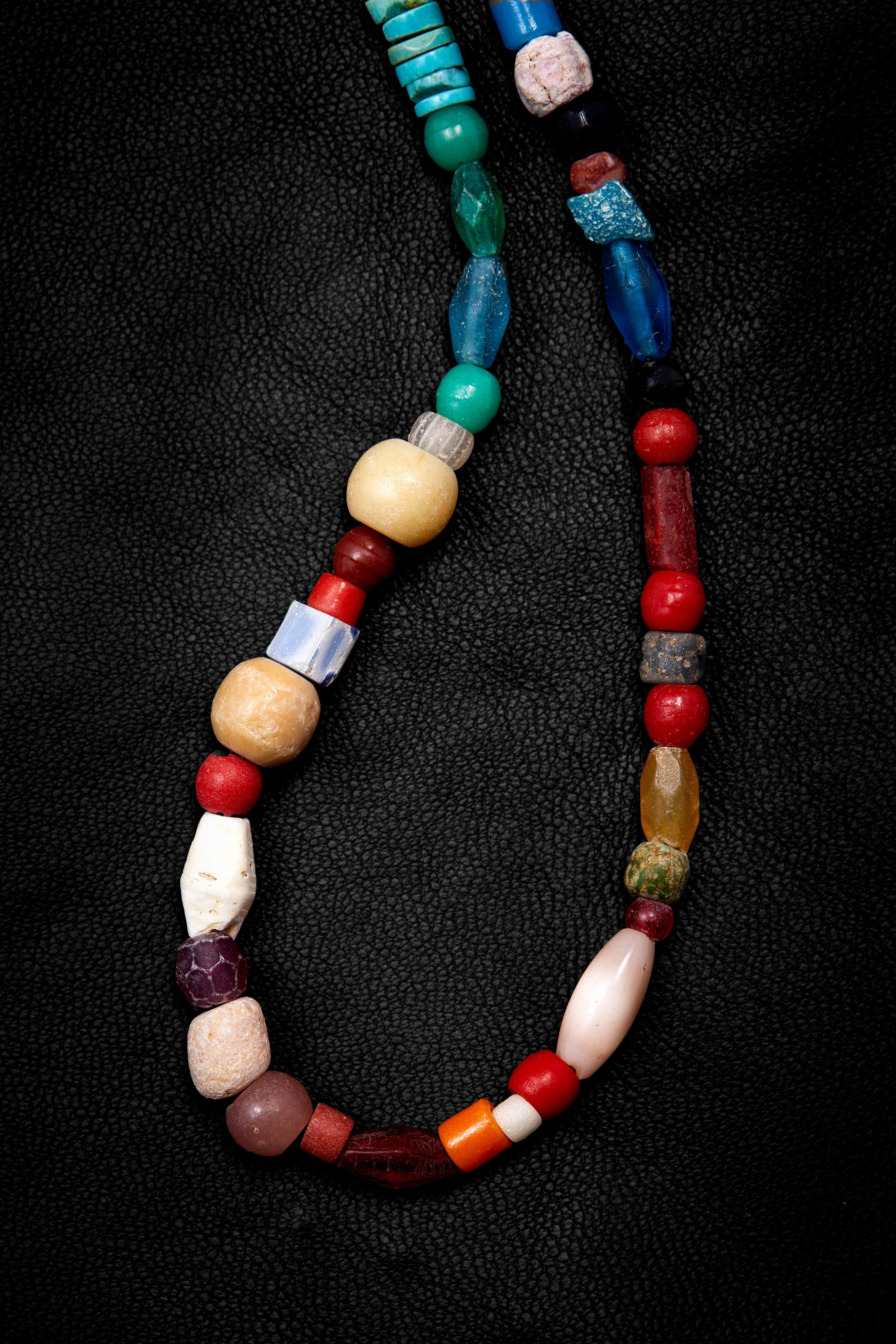 LONG TURQUOISE COLORFUL POP NECKLACE