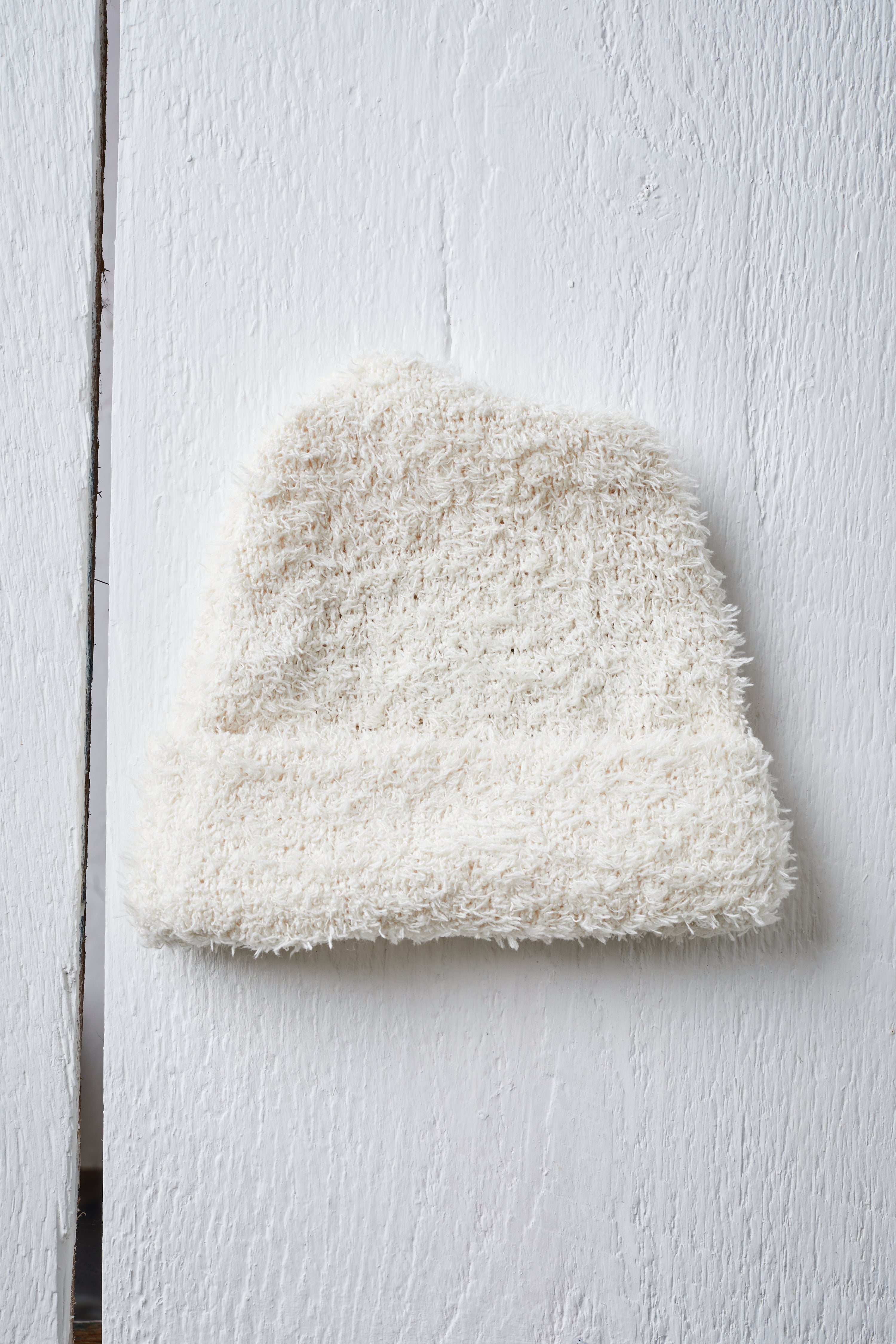 CREAM COZY TEDDY BEANIE