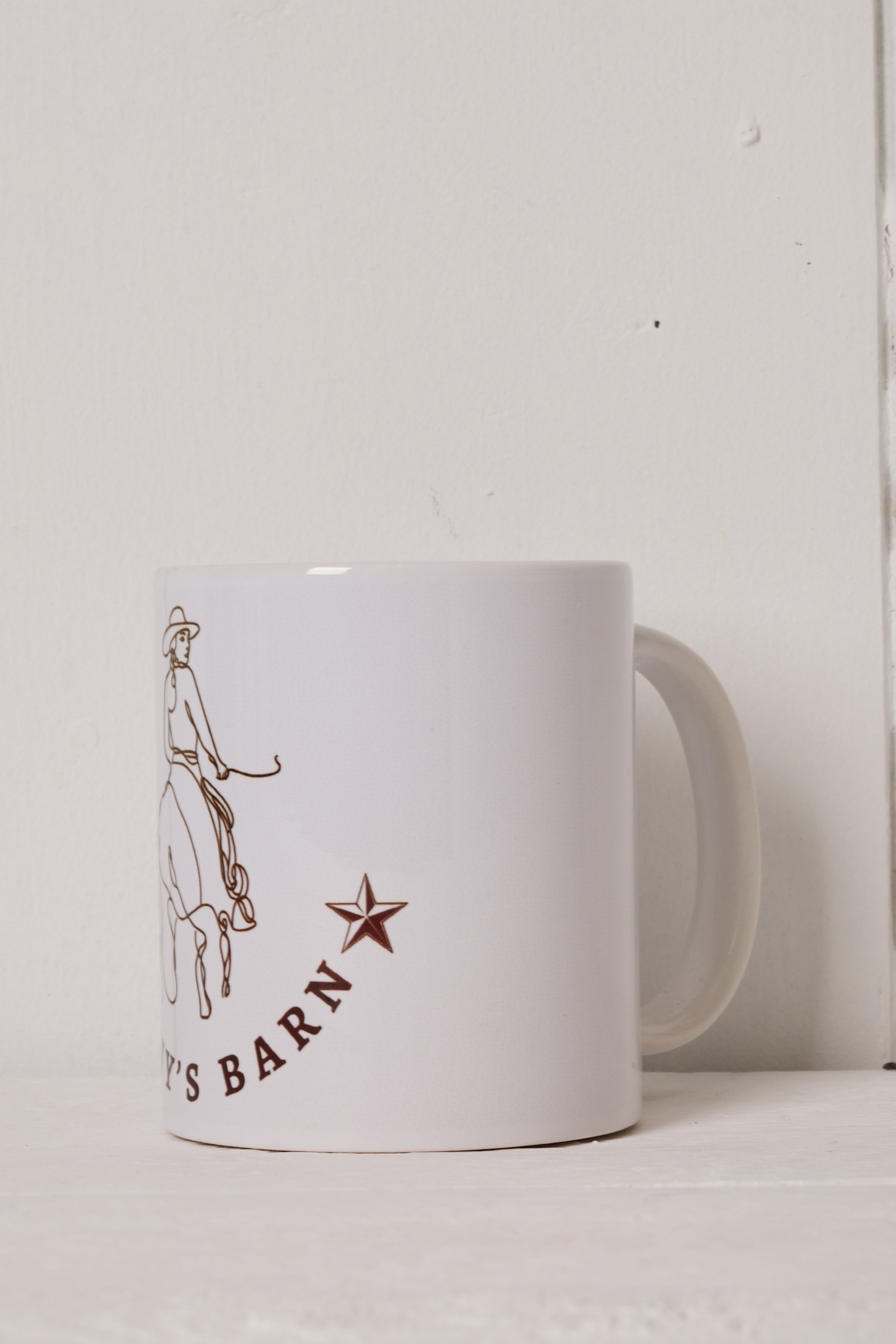JENNY’S BARN COFFEE MUG - ANTIQUE BROWN