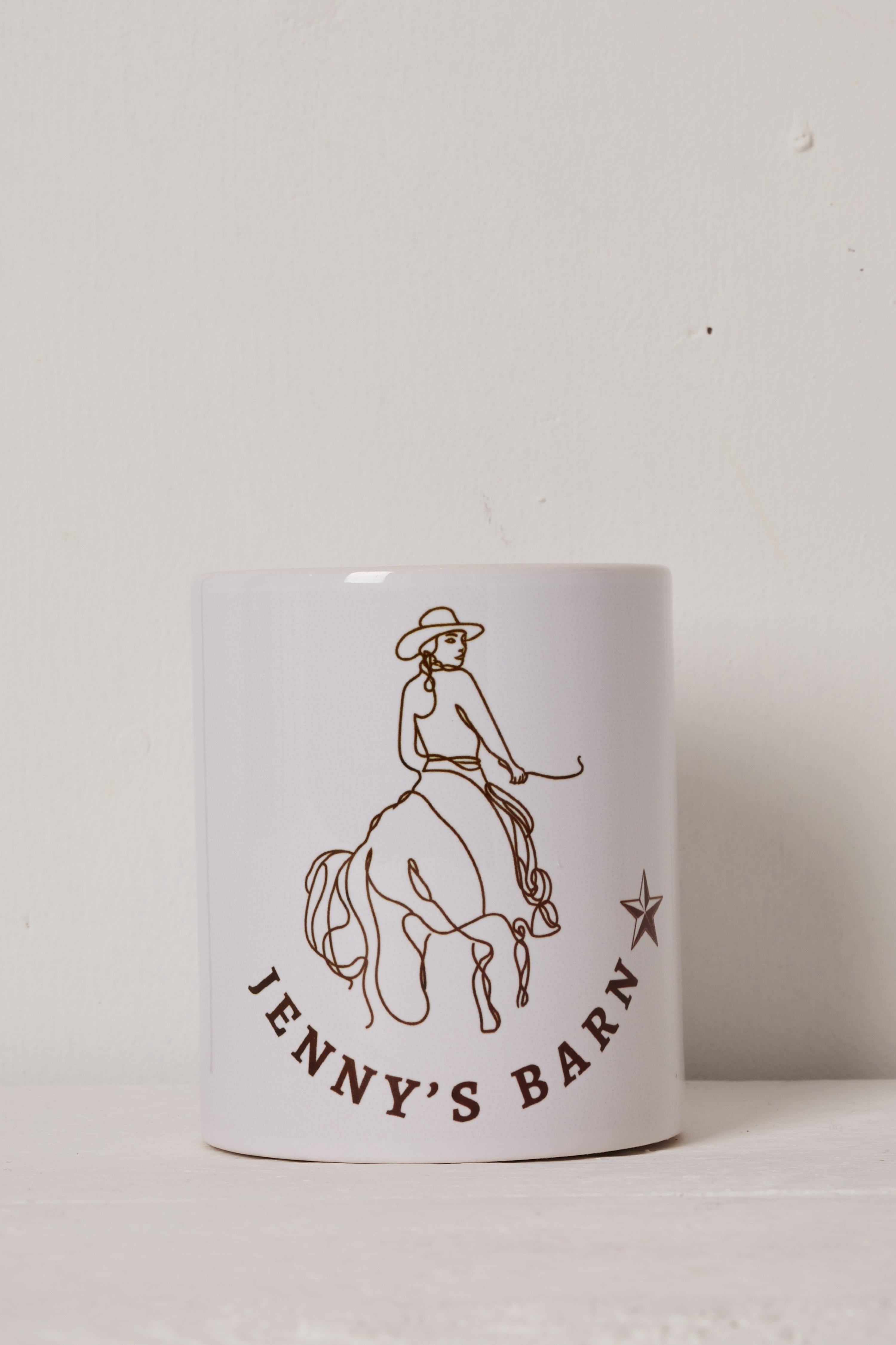 JENNY’S BARN COFFEE MUG - ANTIQUE BROWN
